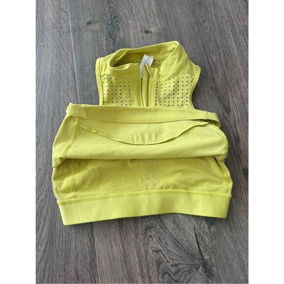 LULULEMON UNLEASH STRENGTH BRA, YELLOW SERPENTINE size 4 - Picture 4 of 4